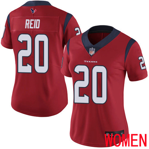 Houston Texans Limited Red Women Justin Reid Alternate Jersey NFL Football #20 Vapor Untouchable->houston texans->NFL Jersey